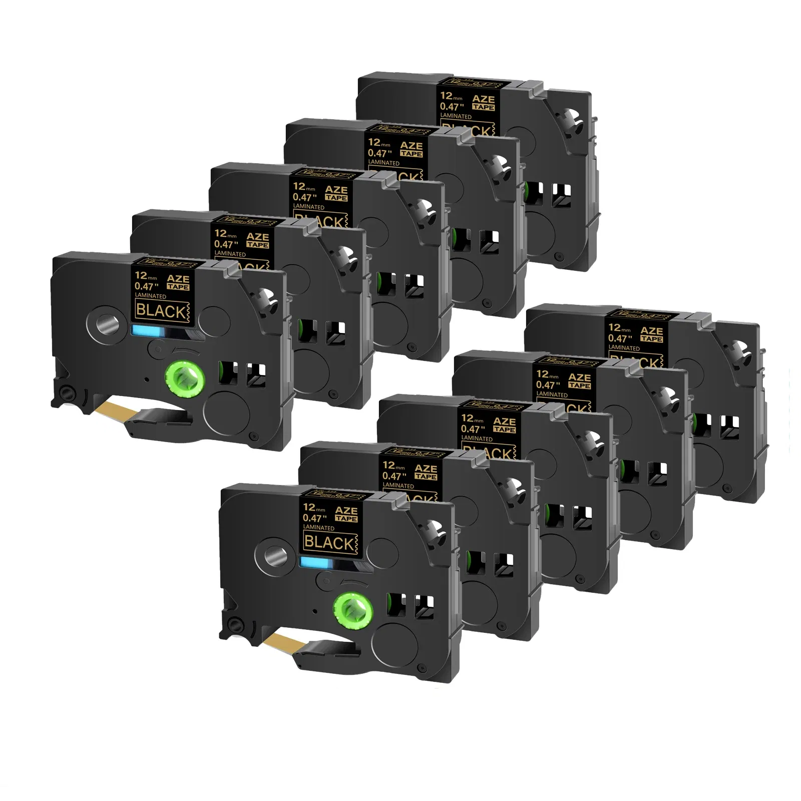 Color: Lavender, Width: 24mm - Greencycle 10PK TZe 231 Label cassettes Compatible for Brother Ptouch Printer Black on white Label tape 6mm 9mm 12mm 18mm 24mm
