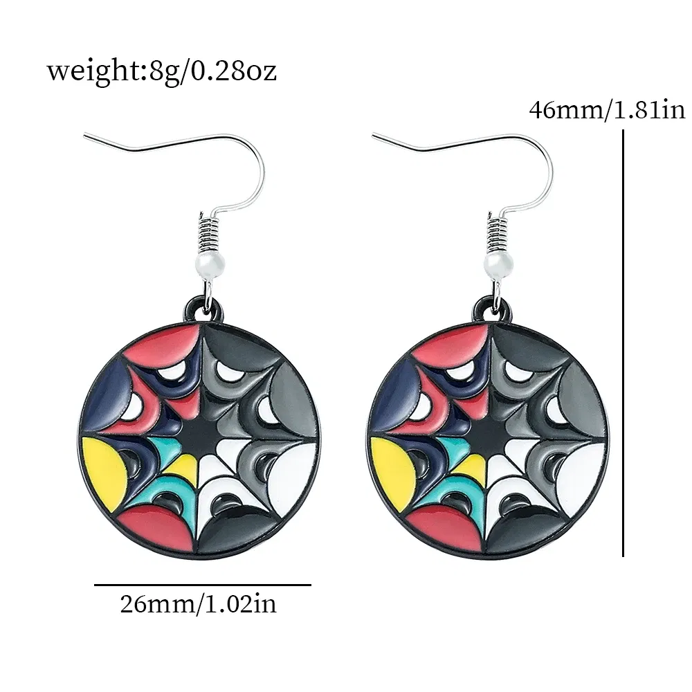 Metal Color: Orange, Ships From: CHINA - Trend TV Wednesday Addams Earrings Cosplay Props Thing Hand Letter W Pendant Ear Drop Earrings for Women Jewelry Accessories