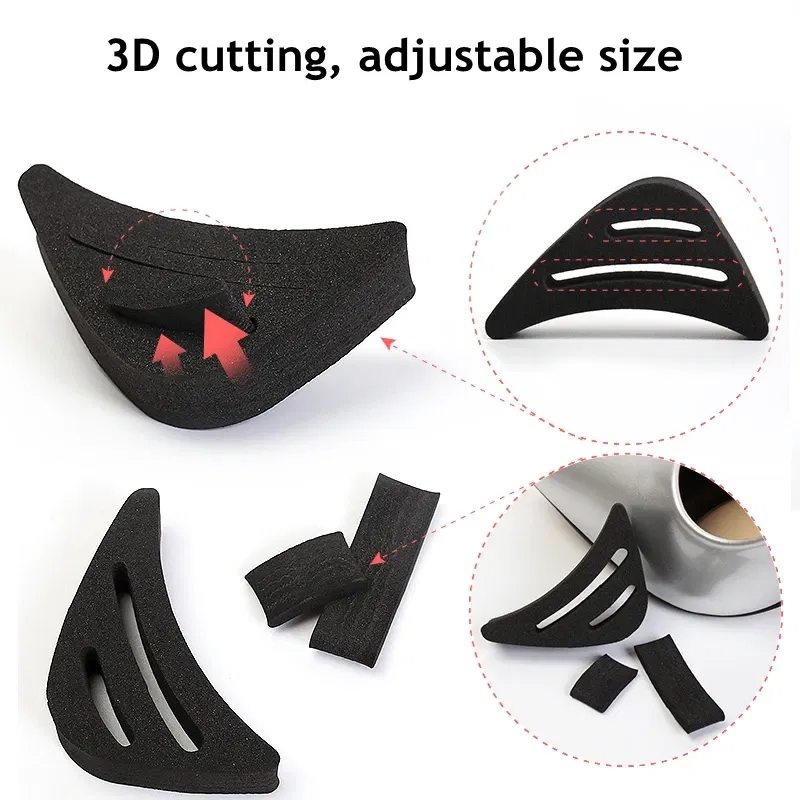 Color: Silver, Ships From: spain - High Heel Toe Plug Insert Shoe Big Shoes Toe Front Filler Cushion Pain Relief Protector Foot Care insert Women Shoes Accessories