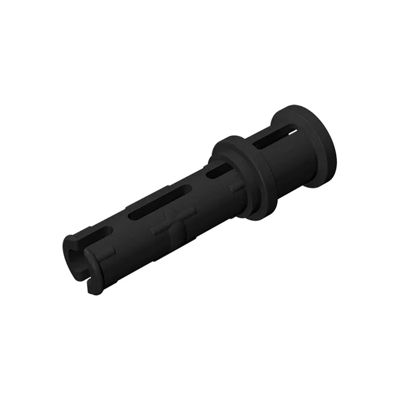 Color: Sand Green - Gobricks 10PCS Bricks Technical Pin 3L with Friction Ridges Lengthwise and Stop Bush Compatible With 32054 Assembles Block
