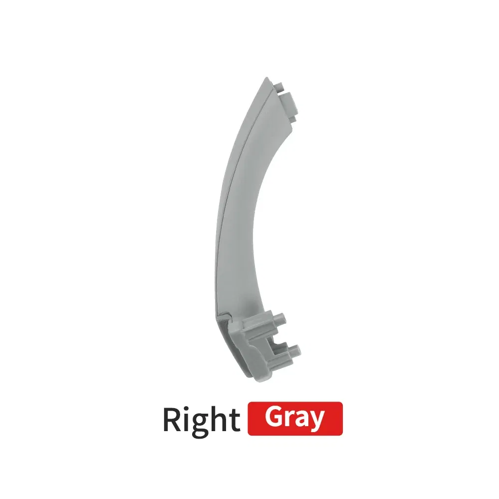 Color: WHITE - Car Inner Handle Interior Door Panel Pull Trim Cover Black Left Right for BMW 3 Series E90 E91 316 318 320 325 328