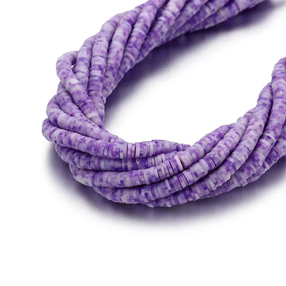 Color: Gold, Item Diameter: 6mm - 16Inch/Line 6mm Colorful Flat Round Polymer Clay Beads Loose Spacer Beads for DIY Jewelry Making Bracelet Necklace Accessories