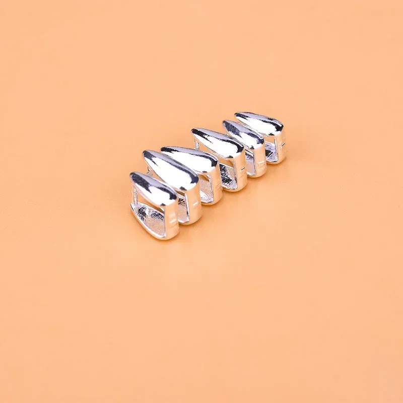 Color: black - S925 Sterling Silver melon seeds pair clip pin buckle emerald jade button head hand woven jewelry DIY accessories material packa