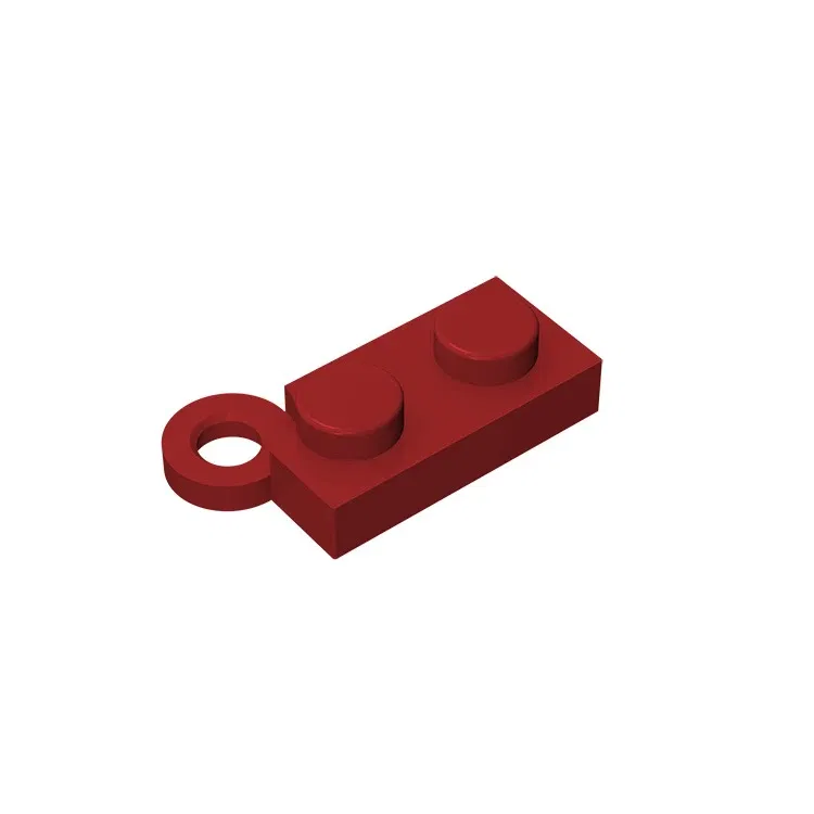 Color: Dark Khaki - 10pcs MOC Brick Parts 73983 19954 2429 Hinge Plate 1 x 4 Swivel Compatible Building Block Particle DIY Assmble Kid Brain Toy