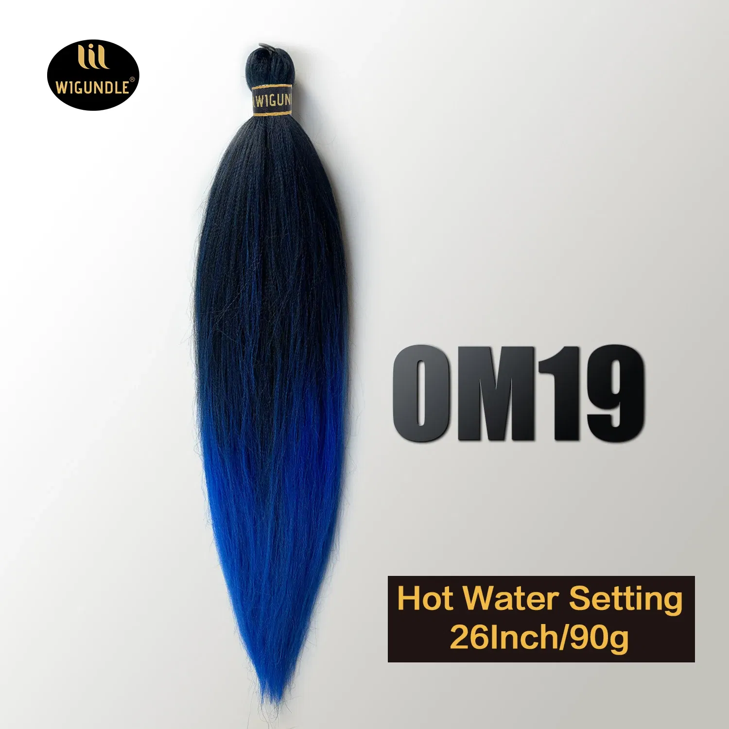 Color: #5, Stretched Length: 26inches, Bulk Buy: 1Pcs/Lot - Kanekalon 26inch Hot Water Set Pre Stretched Jumbo Braiding Hair Box Twist Braids Synthetic Hair Extensions For Women Soft Yaki