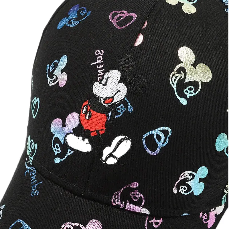 Color: camouflage, Size: Adjustable - Hot Sale Women Cartoon Cap Mickey Mouse Baseball Cap Female Streetwear Dad Hat