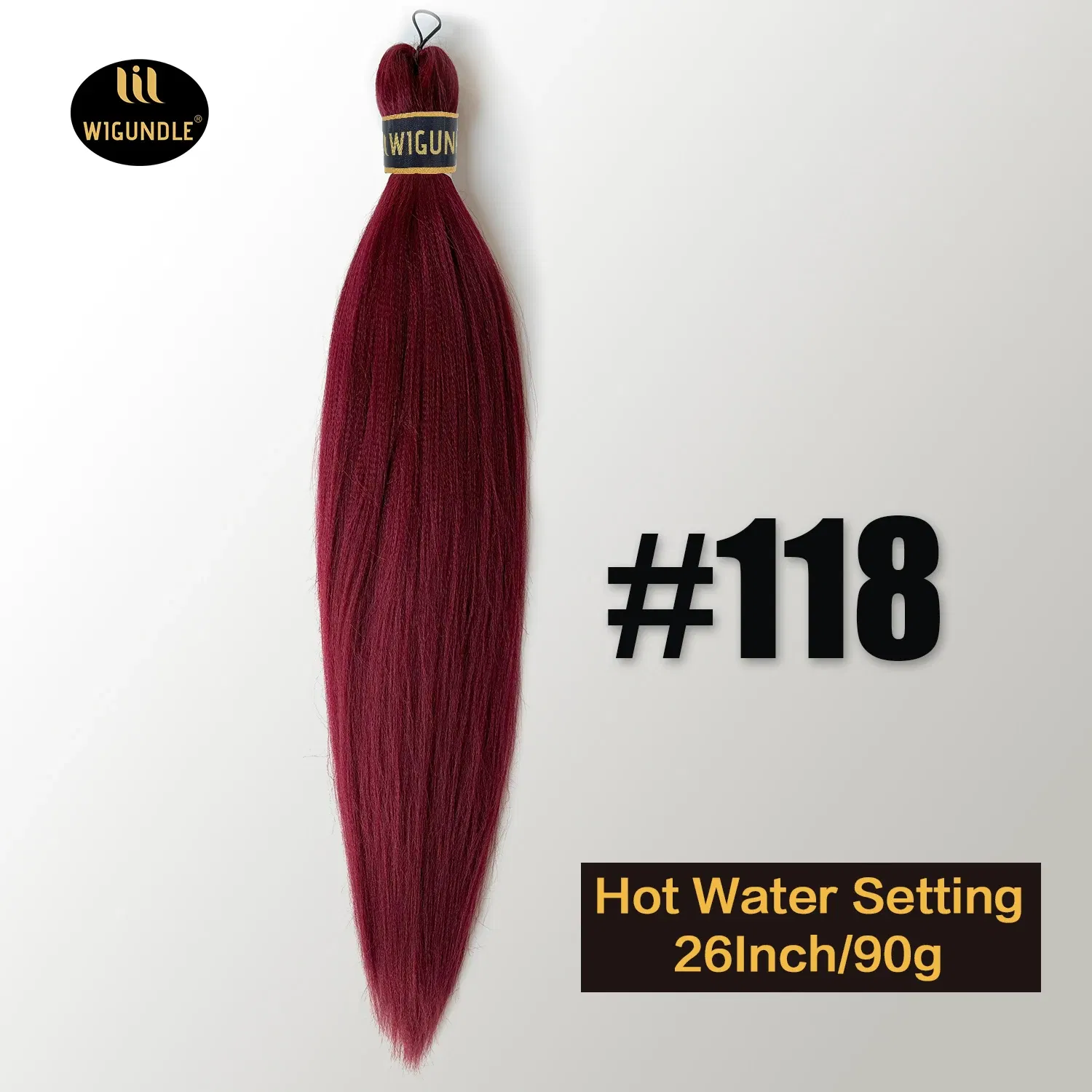 Color: T1B/PURPLE, Stretched Length: 26inches, Bulk Buy: 1Pcs/Lot - Kanekalon 26inch Hot Water Set Pre Stretched Jumbo Braiding Hair Box Twist Braids Synthetic Hair Extensions For Women Soft Yaki