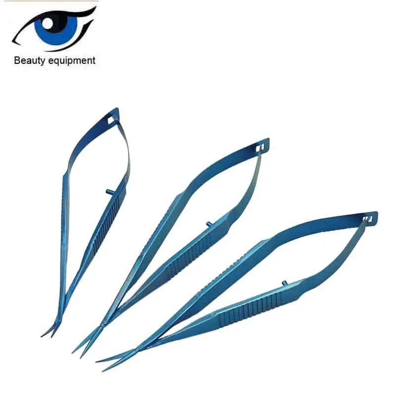 Color: Brushed Brass - Ophthalmic microsurgical instrument set 21 sets stainless steel titanium alloy microsurgical instrument set