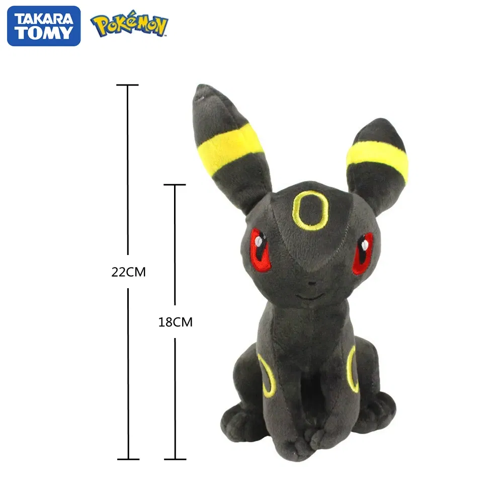 Color: MistyRose - Pokemon Stuffed Plush Doll Toy 20CM Pikachu Eevee Glaceon Leafeon Umbreon Espeon Jolteon Vaporeon Flareon Pet Elves Gift