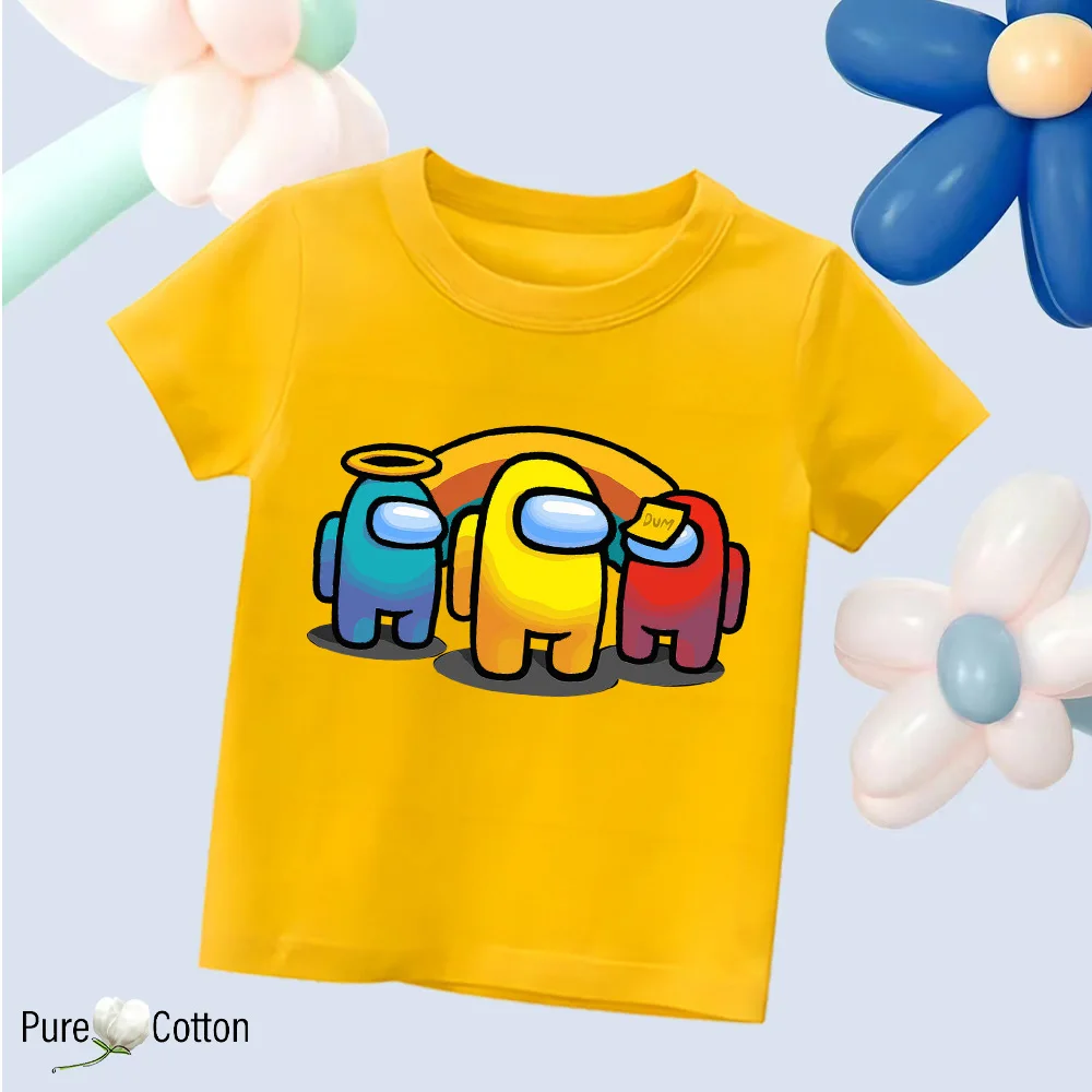 Color: Brown, Kid Size: 5 - Summer trend wear with many anime patterns sunscreen printing close to the skin cool 4-12 years old children delicate line unifo