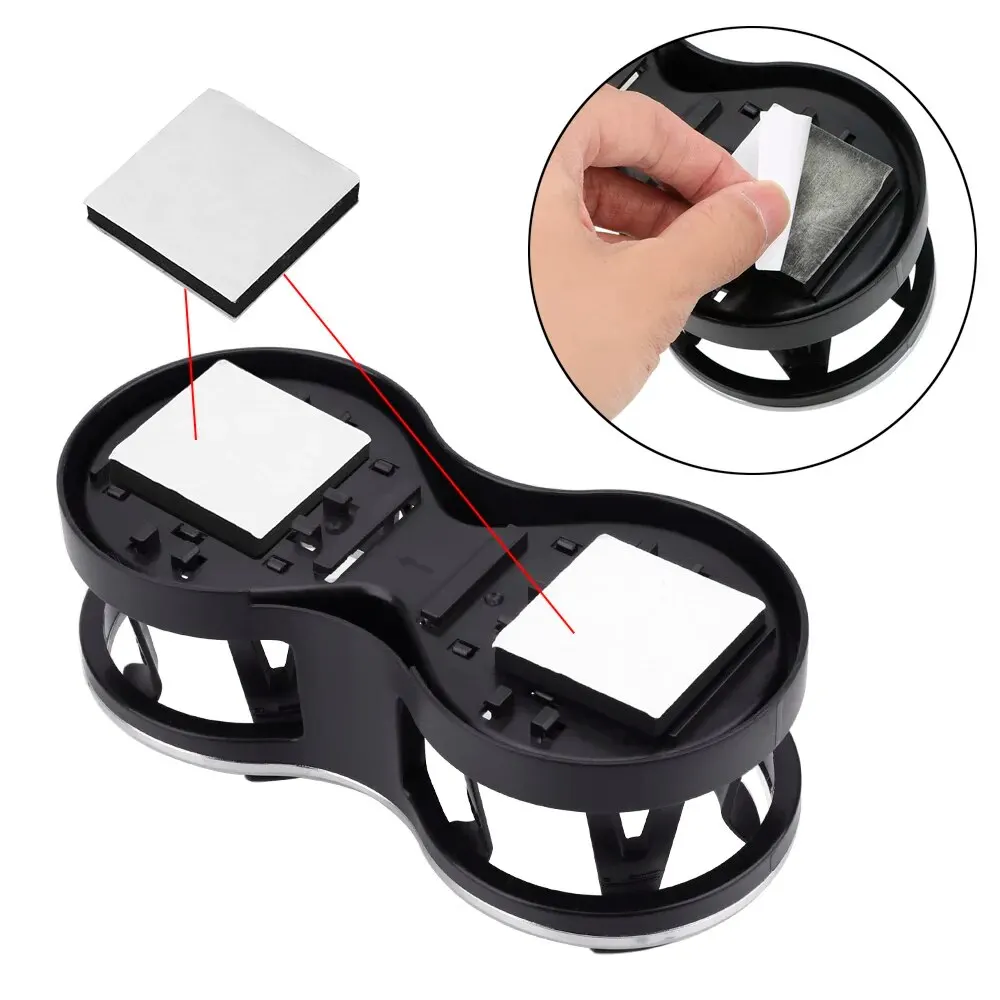 Glasses Phone Organizer Tea Cup Stand Bracket Car-styling Car Mounted Glass Rack Car Cup Holder Dual Drinking Bottle Holder