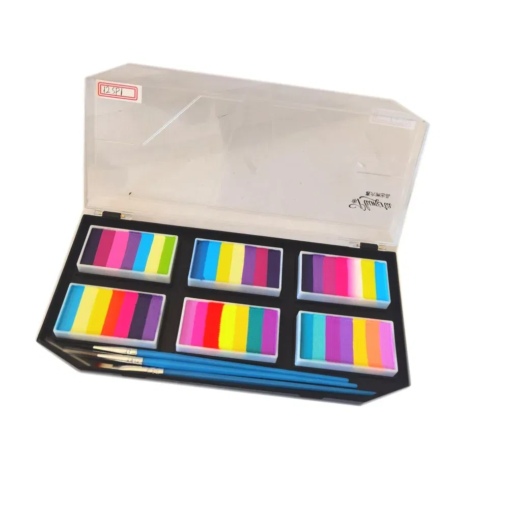 Gw 250g Halloween Makeup Professional Face Body Painting Water Activated Paints Cosplay Facepaints for Christmas party