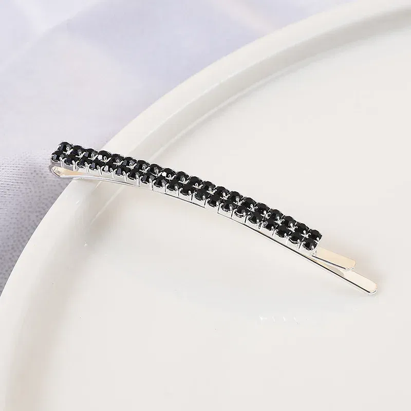 Color: Light Grey, Ships From: CHINA - 2020 New Elegant Rhinestone Hairpins Women Girls Hair Clips Pin Accessories Hair Ornaments Hairclip Hairgrip Barrettes Headdress