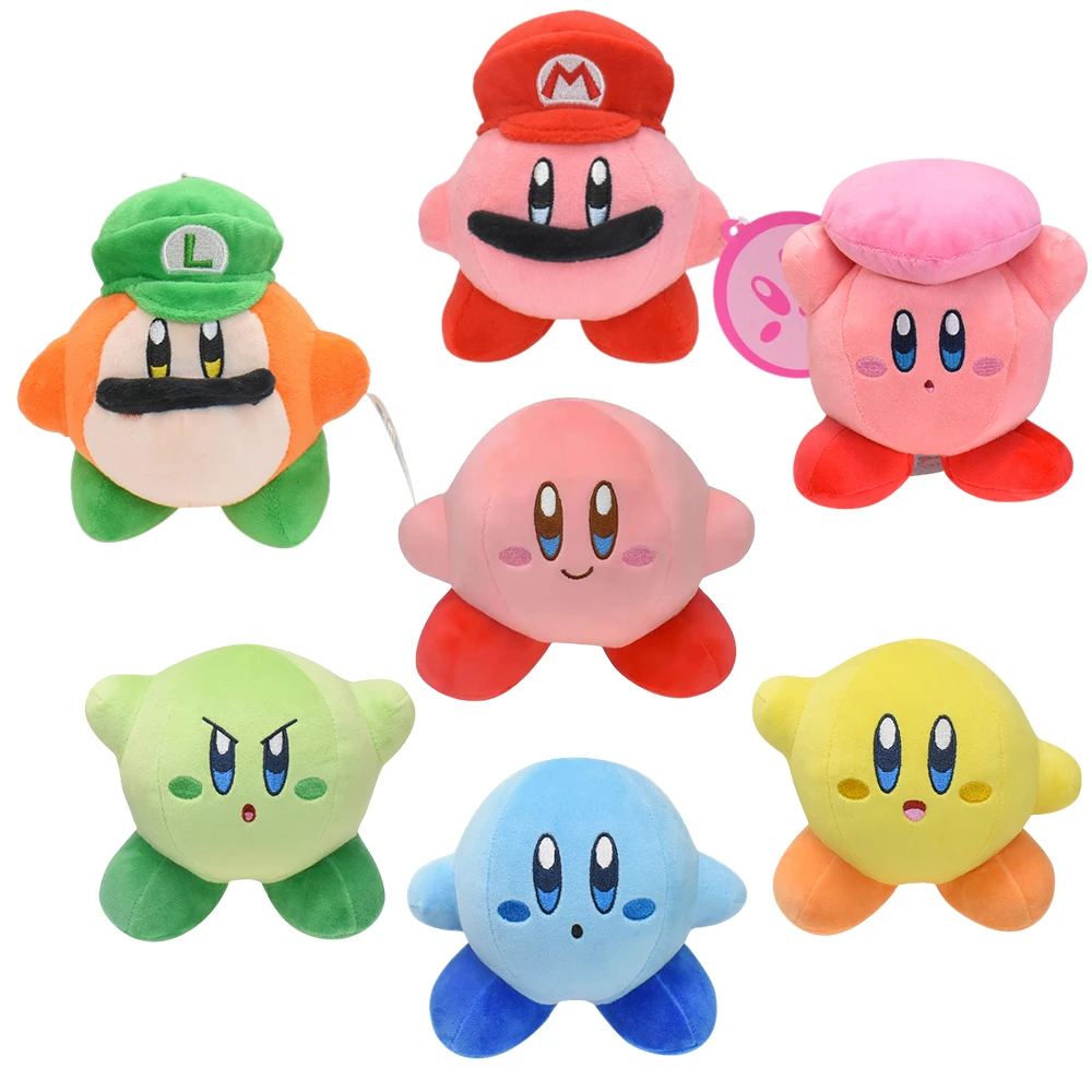 Color: PURPLE - Kirby King Dedede Waddle Dee Meta Knight Elfilin Plush Toy Kawaii Cartoon Peluche Doll for Kids Birthday Christmas Gift