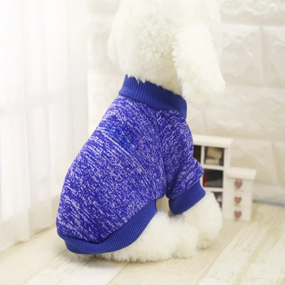 Size: XL, Color: Red - Dog Warm Clothes Spring Autumn Winter Cute Fashion Jacket Round Neck Sweater Pet Supplies Teddy Dog Cat Clothing Pet Accessories