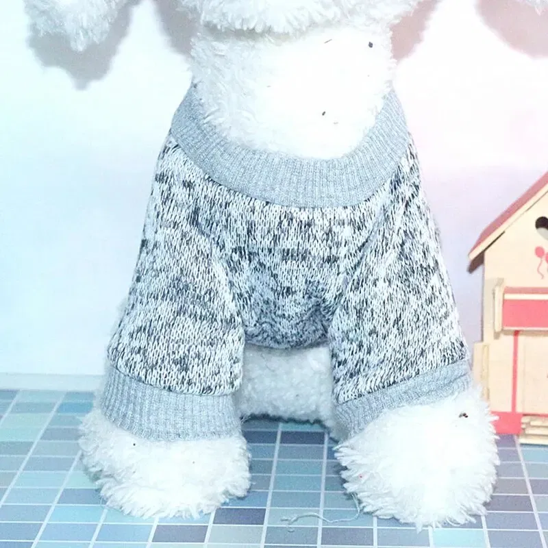 Size: XL, Color: Red - Dog Warm Clothes Spring Autumn Winter Cute Fashion Jacket Round Neck Sweater Pet Supplies Teddy Dog Cat Clothing Pet Accessories