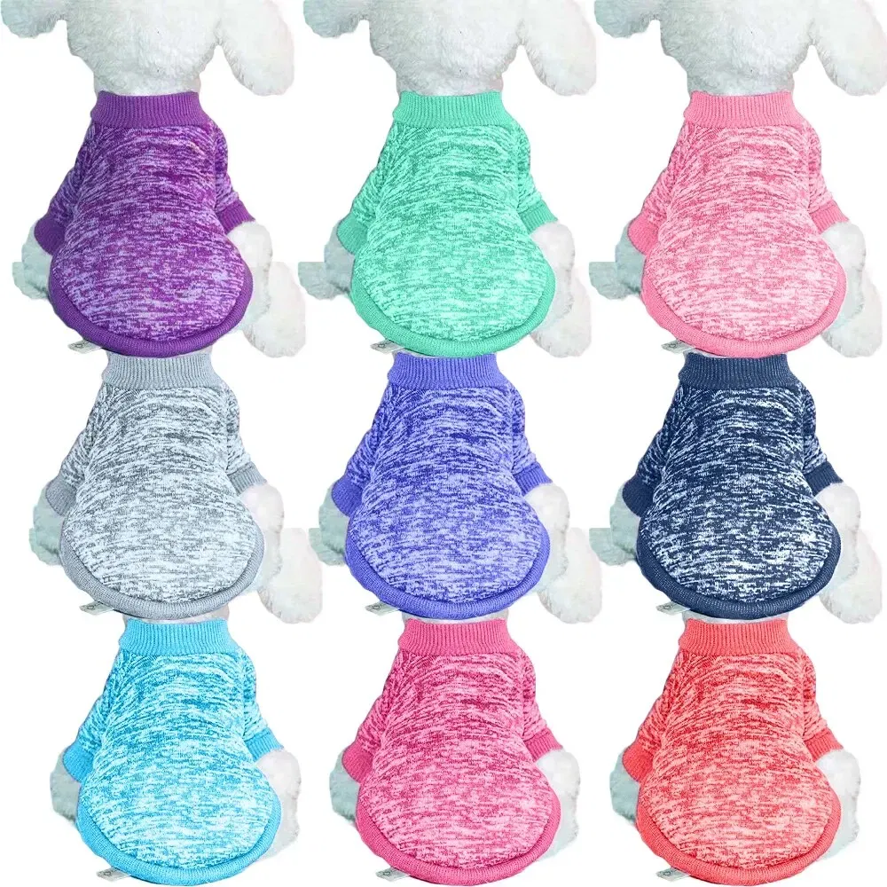 Size: XL, Color: Red - Dog Warm Clothes Spring Autumn Winter Cute Fashion Jacket Round Neck Sweater Pet Supplies Teddy Dog Cat Clothing Pet Accessories