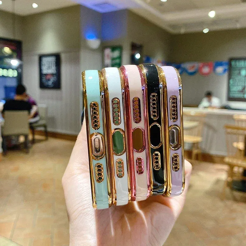 Color: Orange, Compatible-Phone Models: For iPhone 12 Pro, Ships From: CN - Electroplating Side Love Heart Phone Case For IPhone 16 15 14 13 12 11 Pro Max XR 8 Plus SE2/SE3 Shockproof Back Cover
