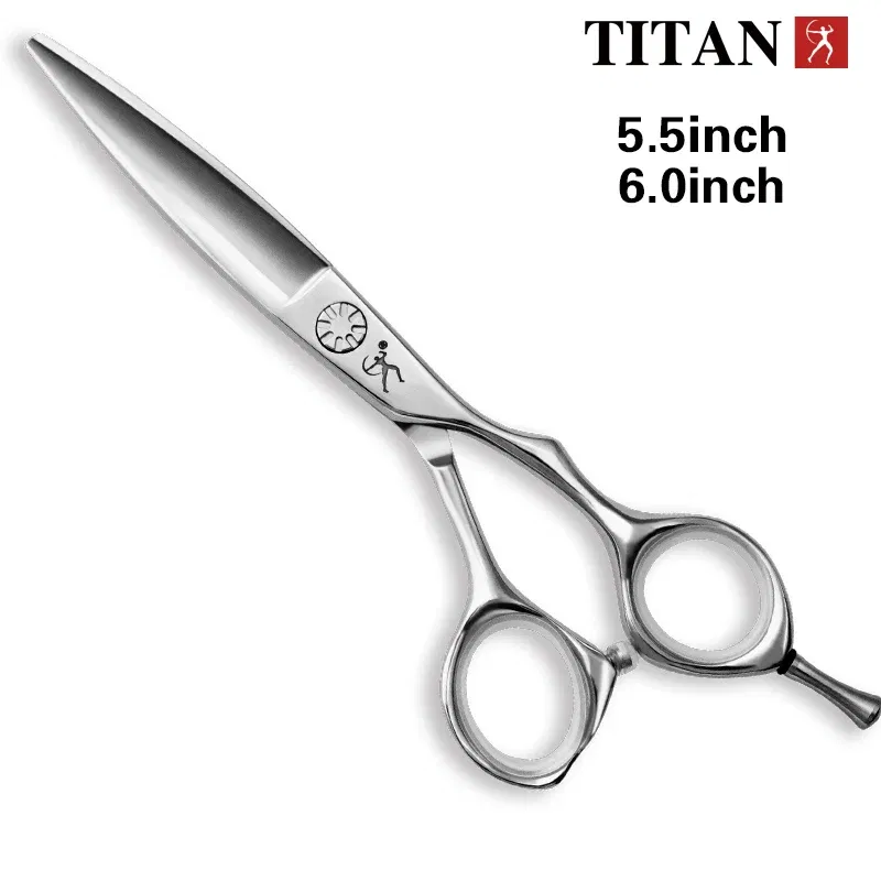 Color: Black - Titan high quality cutting scissors beard ball screw hand made sharp VG10 steel hair