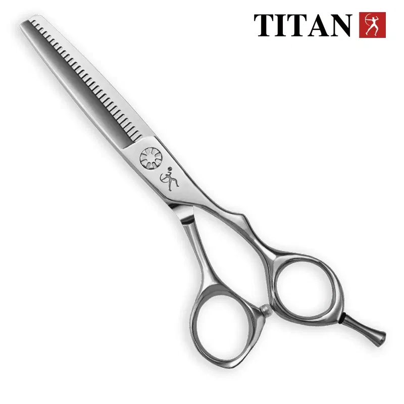Color: Black - Titan high quality cutting scissors beard ball screw hand made sharp VG10 steel hair