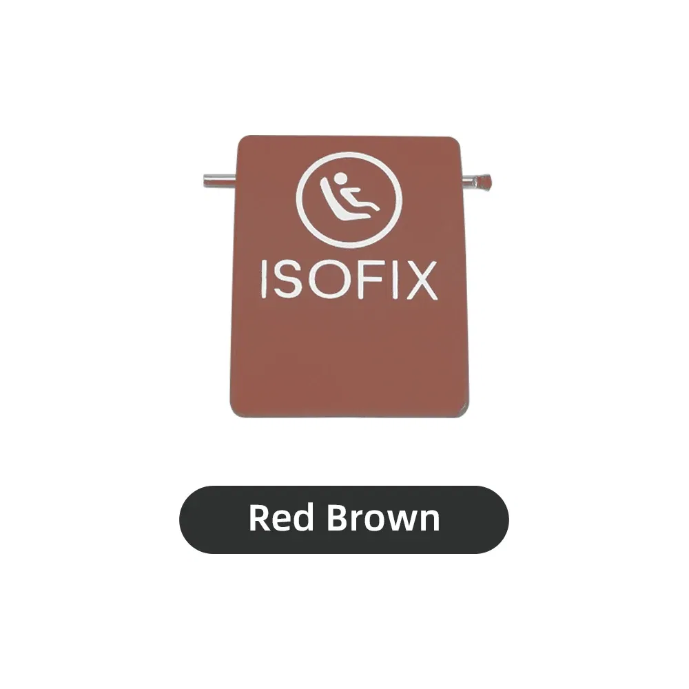 Color Name: GRAY - Car Seat ISOFIX Switch Cover Child Seat Restraint For Mercedes W205 W253 W238 C E GLC Class C200 C220 C300 GLC250 GLC300 E300