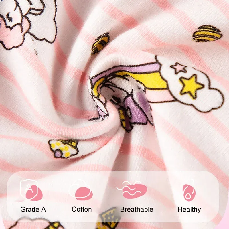 Color: GRAY, Kid Size: 4 - 5 Pack Girls Cotton Briefs With Exquisite Box, Queen Elsa Kids Soft Girls Panties, Princess Cartoon Children's Underpants 2-14T