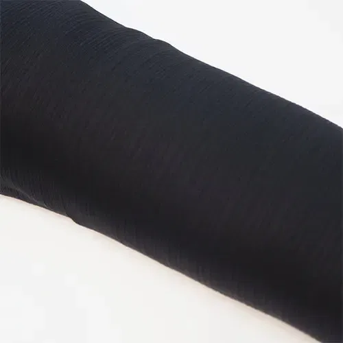 Color: black - Hot Premium Satin Crinkle Hijab Scarf Chiffon Shawl Plain Muslim Women Hijabs Breathab Islam Women Turban Pleated Scarf Ramadan