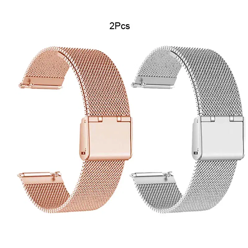 Color: Red, Size: 20 - Bracelet For Huawei Watch GT 3 Pro 43mm 46mm Stainless Steel Watchband Huawei Watch GT 4 46MM Milanese Metal Bracelet