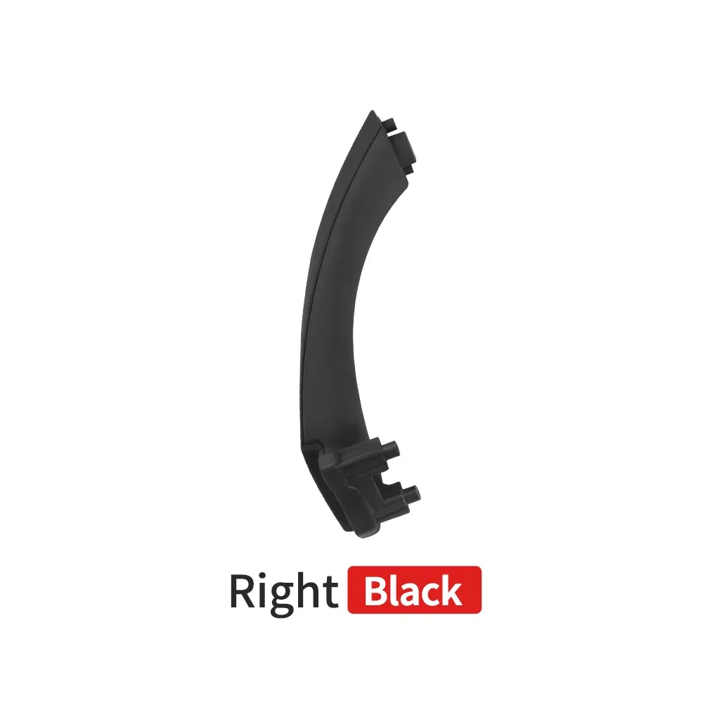 Color: GRAY - Car Inner Handle Interior Door Panel Pull Trim Cover Black Left Right for BMW 3 Series E90 E91 316 318 320 325 328