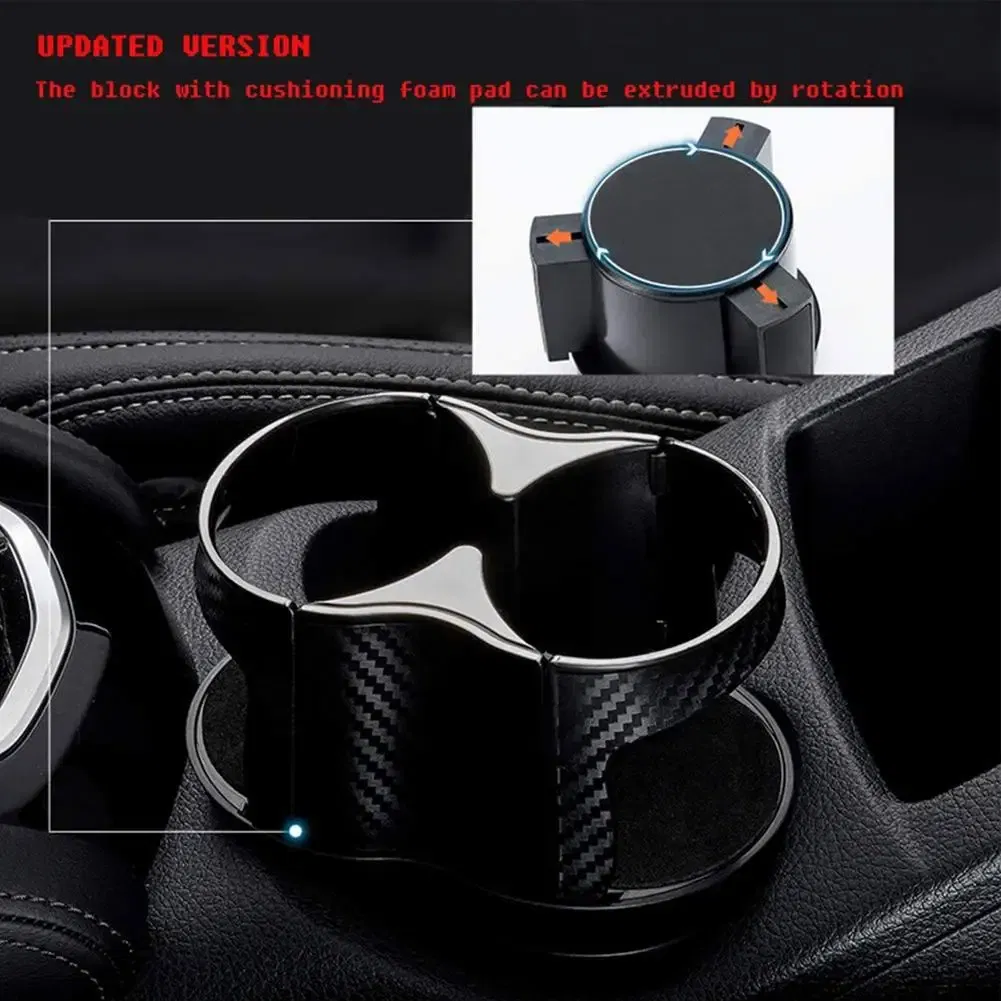 Color Name: black, Ships From: CHINA - 2 In 1 Design Drinks Holders Car Cup Holder Expander With Upgraded Fixed Base Detachable Drink Can Bottle Stand Bekerhouder Auto