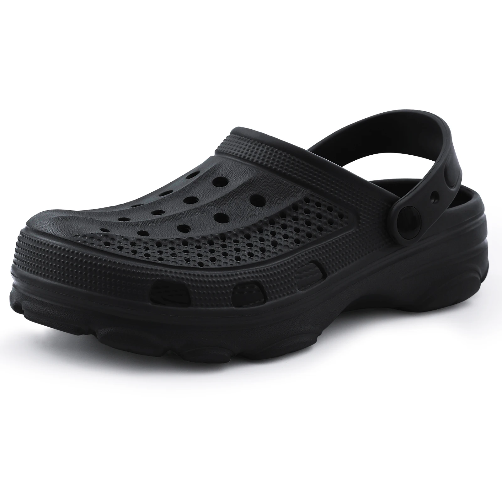 Color: Beige, Shoe Size: 38 - Smile Pop Casual Men Clogs Slippers Band Summer Slippers Outdoor Non-slip Beach Cozy Men Shoes Soft EVA Home Breathable Slippers