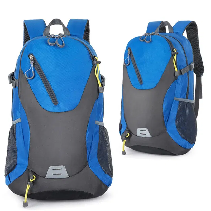 Color: Pink - 2024 New Outdoor Backpack Hiking Sports Mountaineering Bag Riding Backpack 40L Waterproof Backpack Leisure Travel Bag