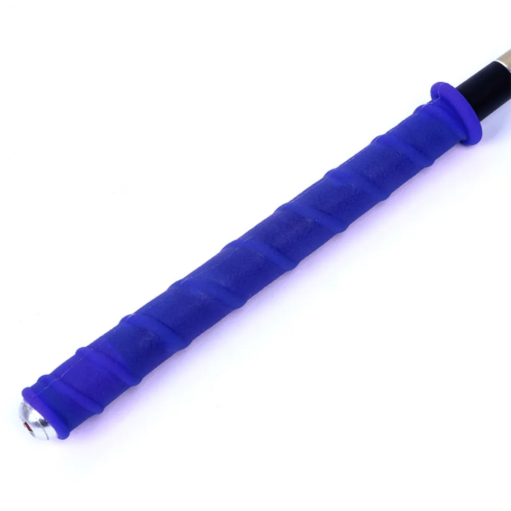 Color: Red, Ships From: CHINA - Fishing Rod Handle Wrap Strap Non Slip Silicone Grip Sweat Absorbing Non Slip Texture Memory Keel & Insulation