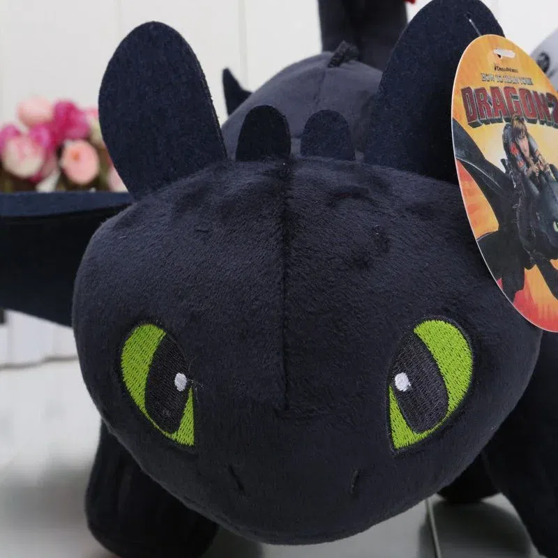 Color: black, Height: 100cm-150cm - 20-65cm Plushies Dragon Toys Kawaii White Black Dinosaurs Animal Stuffed Plush Toys In Stock Plush Kid Birthday Gifts for Kids