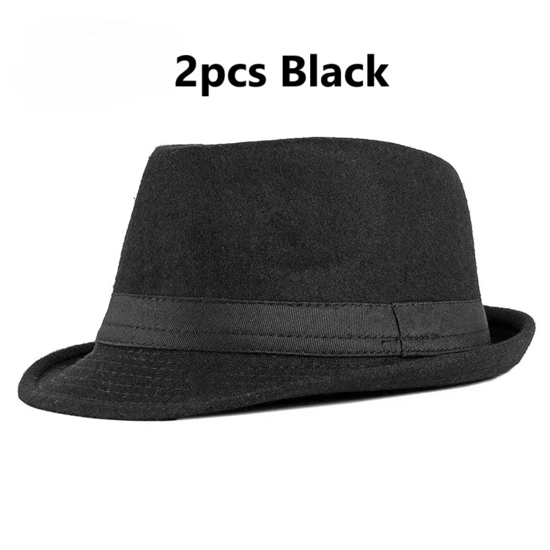 Color: Brown - Spring Summer Men's Hats Fedoras Top Jazz Hat Bucket Bowler Hats Chapeau Hats Fedora Hat Women Black Hat Wedding Hat Caps