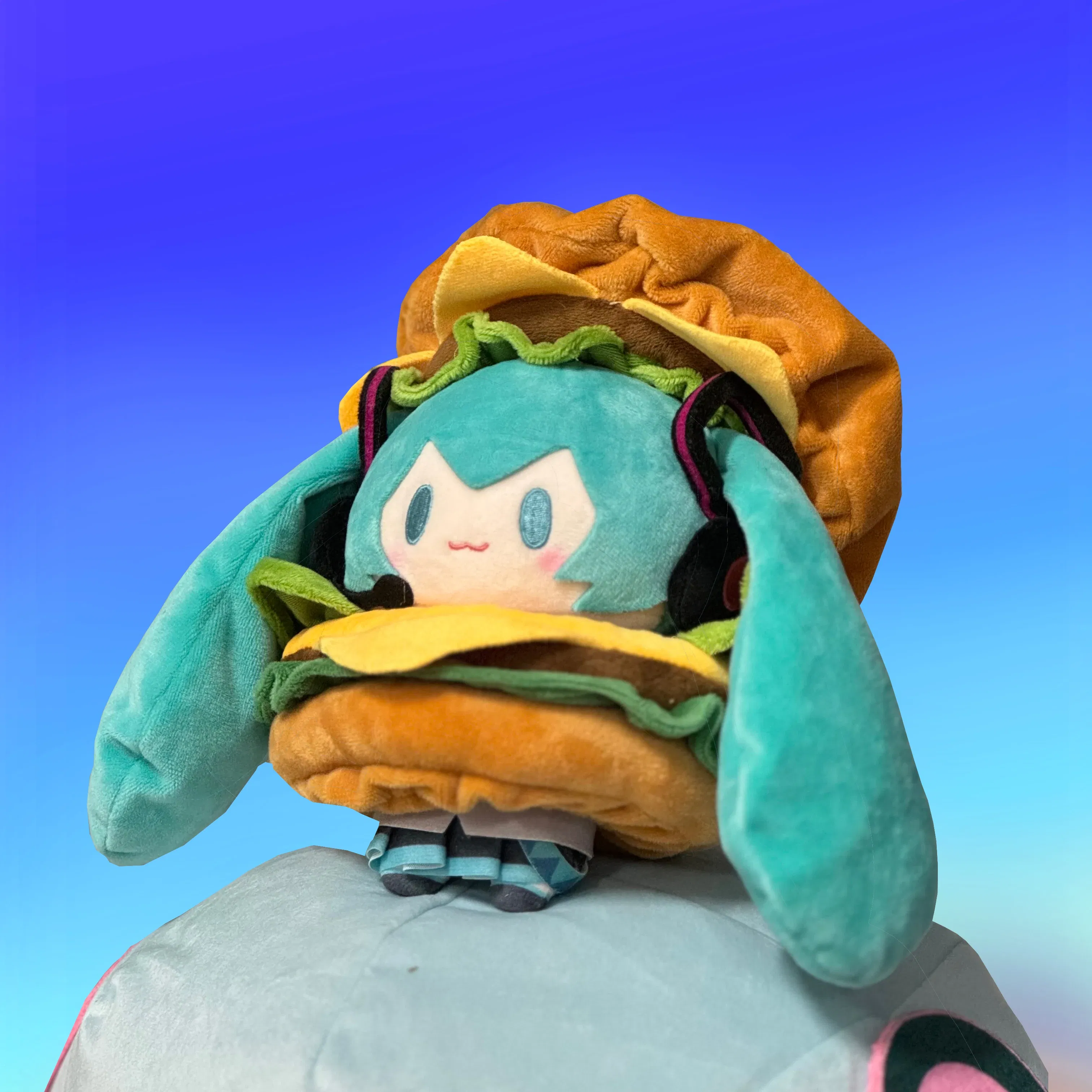 Color: WHITE - 15cm Hatsune Miku Kawaii Q Version Figure Plush Doll Anime Peripheral Plush Stuffed Toy Collection Model Ornament Toys Gifts