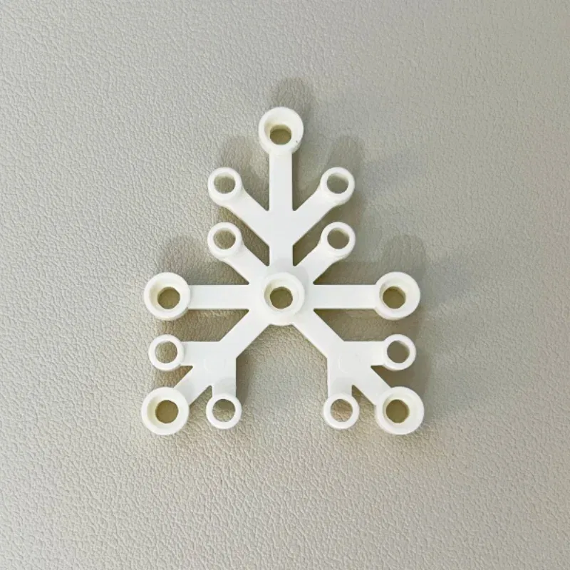 Color: WHITE - 2417 Plant Leaves 6 x 5 Bricks Collections Bulk Modular GBC Toys For Technical MOC DIY Buildings? Blocks 1Pcs Gifts Compatible