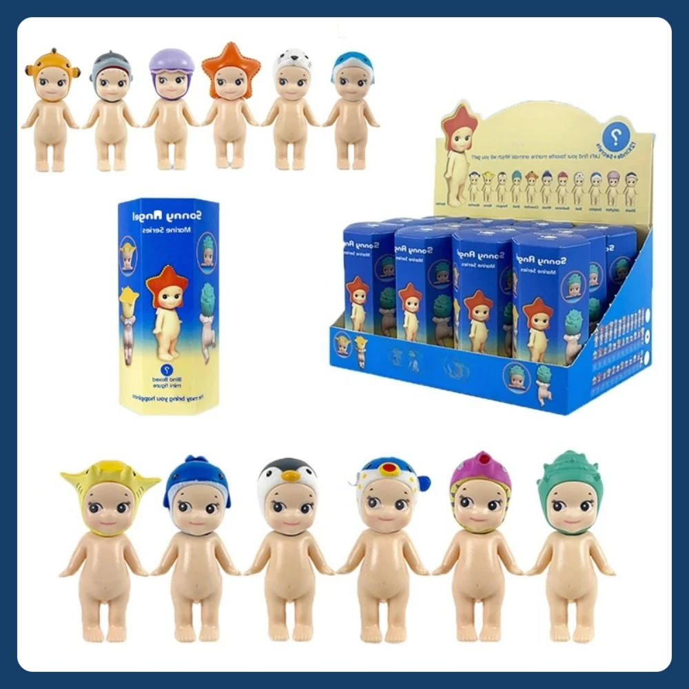 Color: Yellow - 2025 New HOT Blind Box Series Angel Party Ocean Car Decoration Cupid Hand Fashion Doll Birthday Gift Toy miniso