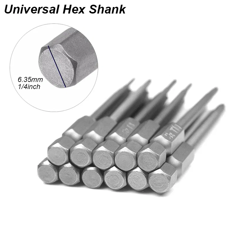 Color: GRAY - Hex Allen Wrench Bit Set Metric Imperial SAE Screwdriver Electric Power Drill Adapter Driver Key Socket Security Magnetic Tip
