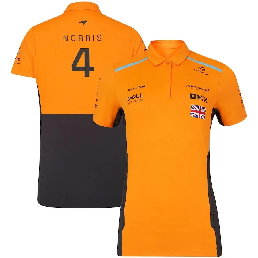 Color: Beige, Size: XXXL - Formula1 Team Racing Official Website Summer Printed Polo Shirt Verstappen Racing Jersey Team T-shirt Men Women Clothes Duotone