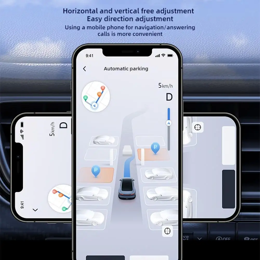 360 Degree Rotating Car Suction Cup Phone Stand Vacuum Adsorption Dashboard Magnetic Phone Holder Foldable For IPhone