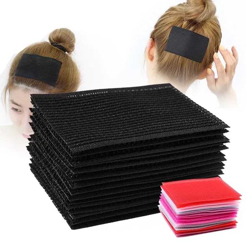 Color: Yellow - 6Pcs Barber Acessories Bangs Magic Paste Posts Hair Sticker Clip Gripper Barber Grippers Hair Holder for Hair Styling Cutting