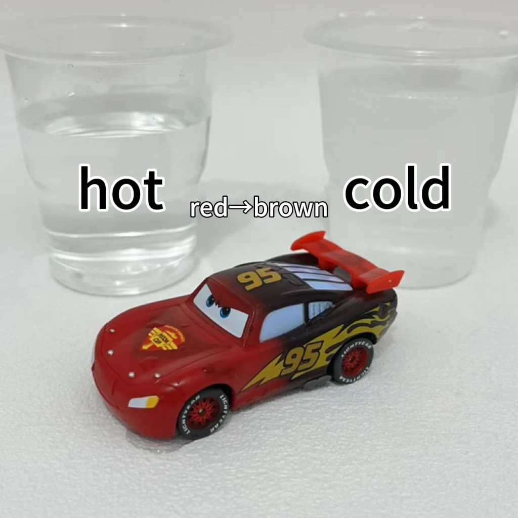 Color: SKY BLUE - Pixar Cars 3 Temperature-variable Model Disney Lightning Mcqueen Racing Family Mack Uncle Car Toy Boy Girl Children Toys Gift