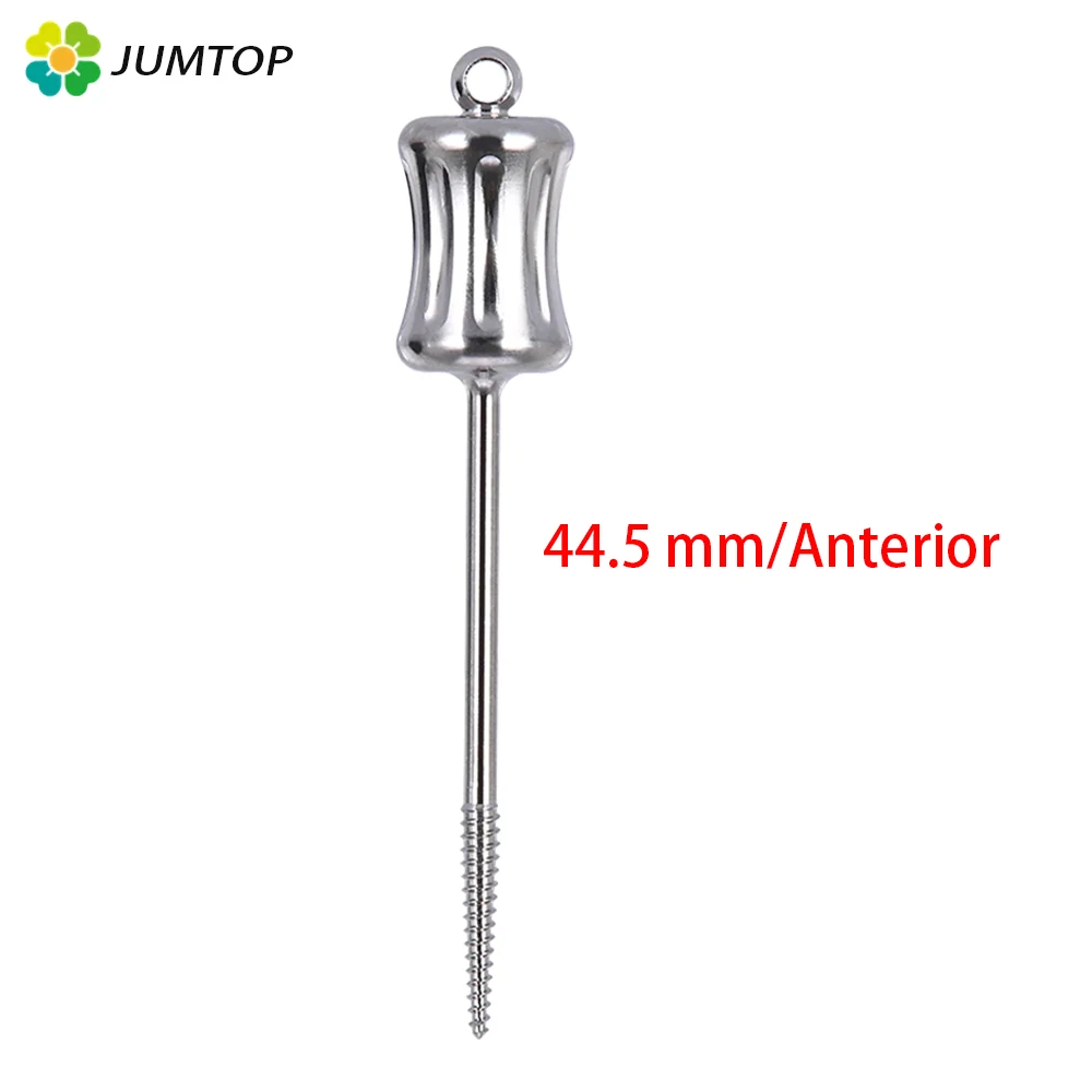 Color: Black - 1 PC Dental Broken Root Drill Remnant Extractor Apical Root Fragments Drill Stainless Steel Short 34.3mm Long 44.5mm Dentistry