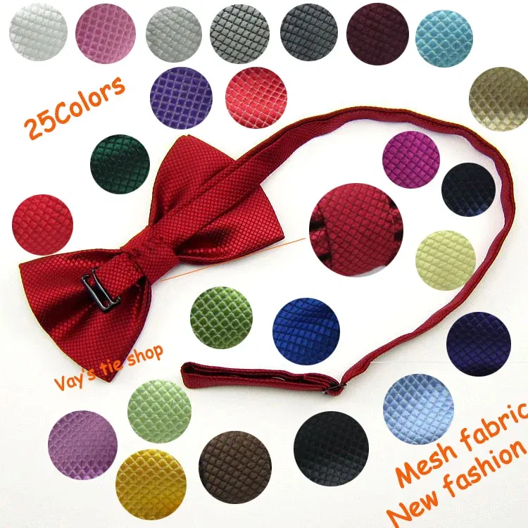 Mens Pajaritas 2021 Fashion Bowtie Dull Jacquard Plaid Grid  Bow Ties Leisure Solid Wedding Tuxedo Butterfly  Black 12*6CM