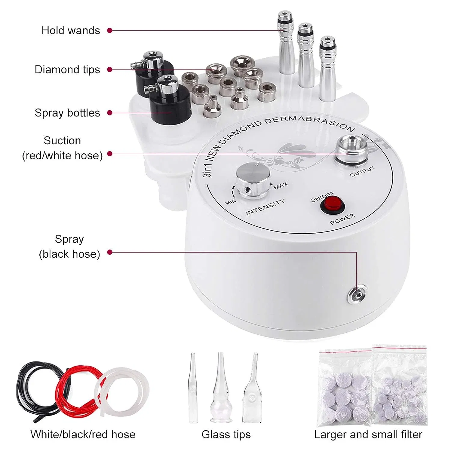Color: Gold, Ships From: CHINA - Professional Diamond Microdermabrasion Machine For Facial Peeling Skin Care Blackhead Removel Water Spray Exfoliation Machine