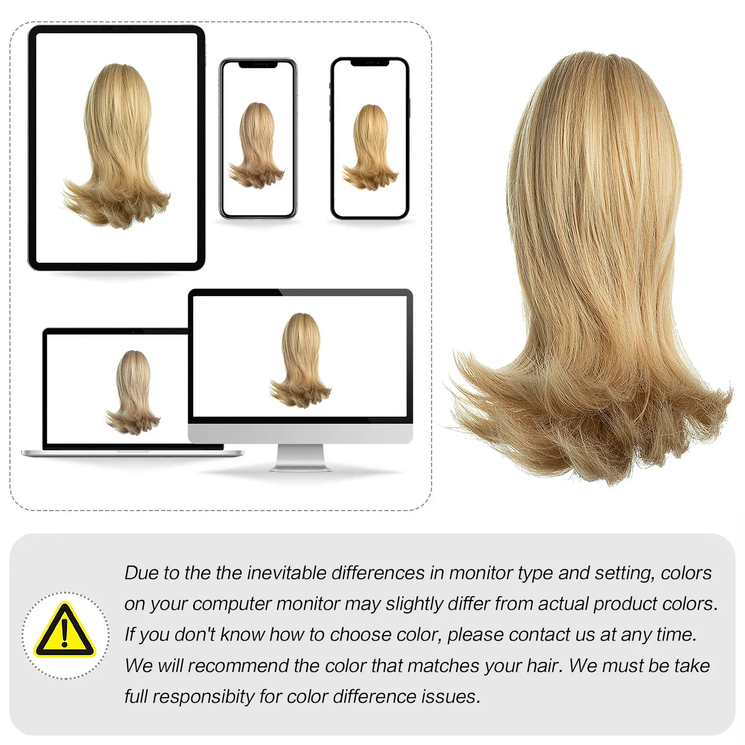 Color: #2, Stretched Length: 12inches - Synthetic Claw Clip In Ponytail Hair Extensions Hairpiece Horse Tail Fake Hair Wavy Blonde False Pigtail With Elastic Band