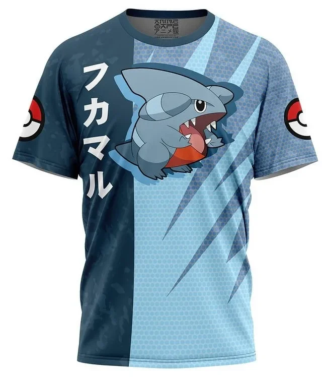 Color: Gold, Size: 4XL - ?€Miniso) Pokemon Men's Casual Wear T Shirts Cartoon Children Round Neck Short Sleeves Summer Clothing Pikachu Cartoon Print Tops