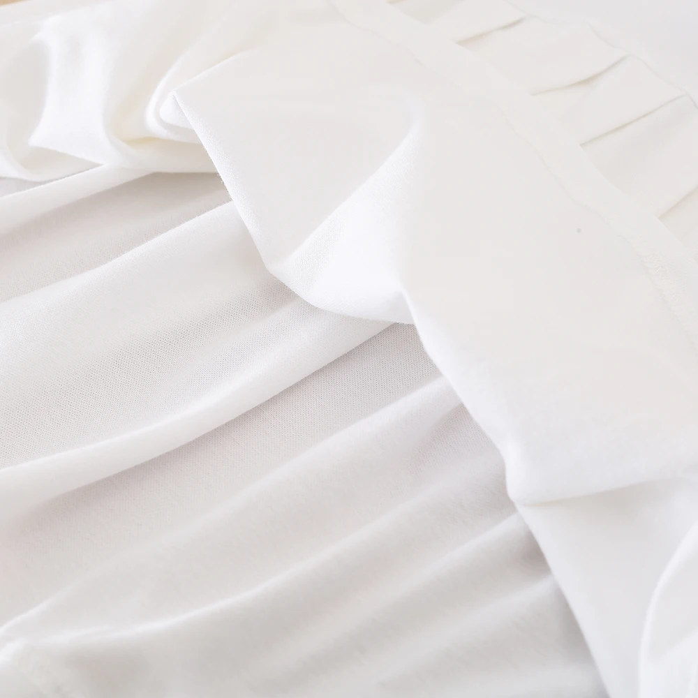 Color: WHITE, Kid US Size: 4 - Girls' White Summer Dress V-Neck Polo Pleated Dress for School 5-12 Years Girls Clothing