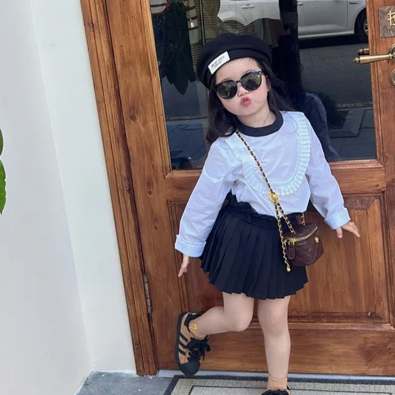 Color: Blue - New Fashion  Children's Bag Girl Baby Lingge Chain Bag Girl Crossbody Bag Handbag Bags For Girls  Free Shipping  Kids Bag